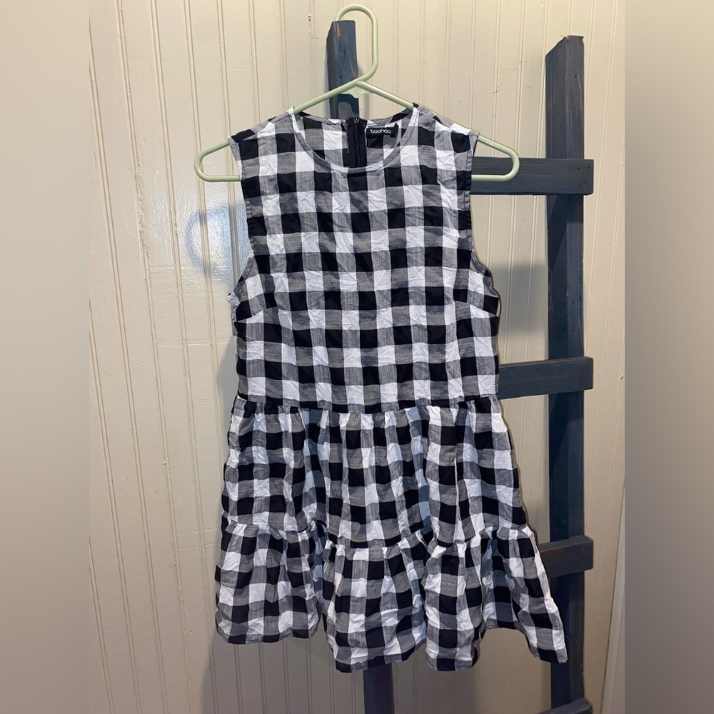 BooHoo Plaid Mini Dress